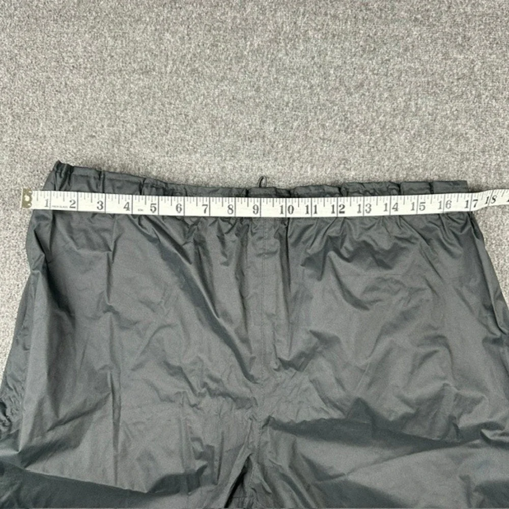 Outdoor Research Rampart Pants Mens Large Black Rain Shell Full Side Zip Hiking